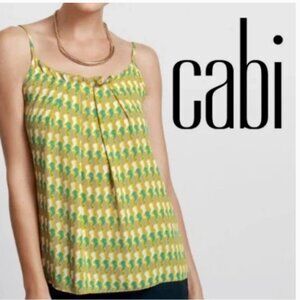 SOLD!!!  CAbi #411 Seahorse Novelty Print Tank Top Size Large